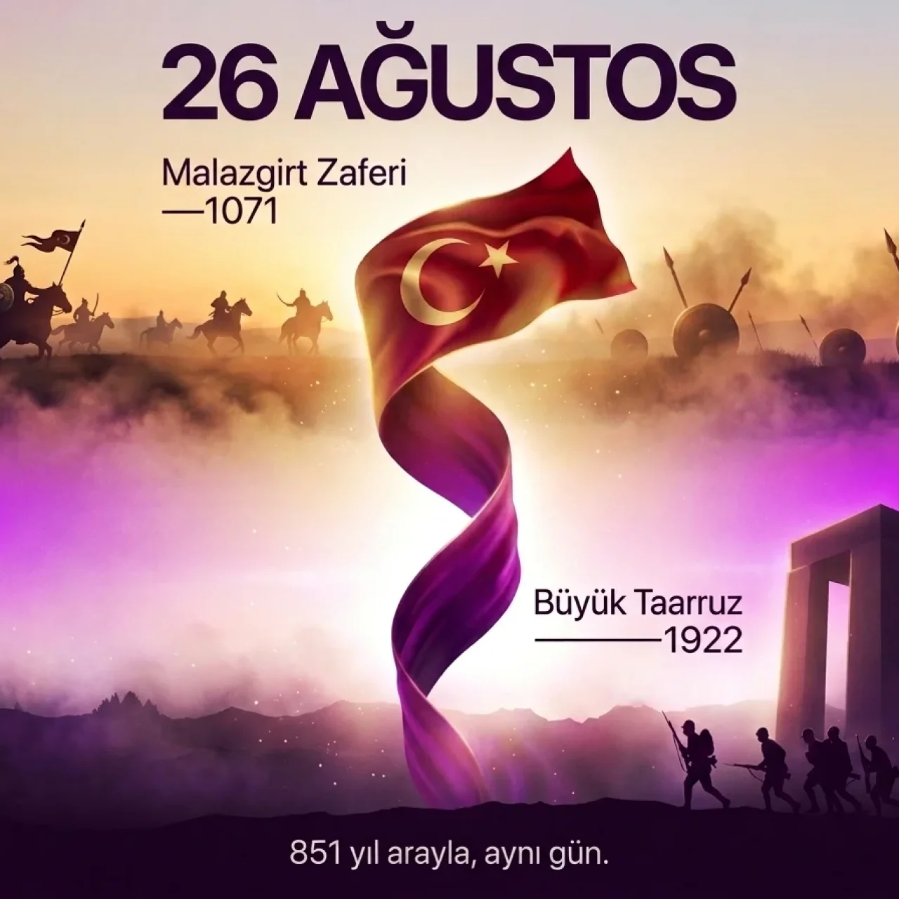 26 AĞUSTOS MALAZGİRT ZAFERİMİZ VE BÜYÜK TAARRUZ’UN BAŞLANGICI